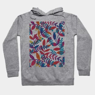 Watercolor branches - multicolor Hoodie